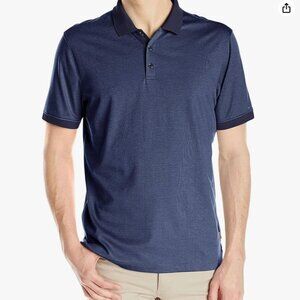 Calvin Klein Men's Stretch Pique Solid Tipped Polo